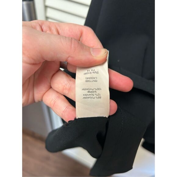 MADEWELL Anywhere Fit & Flare Black Sleeveless Dress, Sz 0, MSRP $148 - Picture 8 of 9